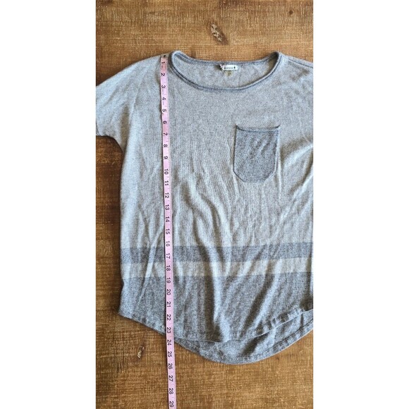 Smartwool Akamina Pocket Two-Tone Gray Wool Blend Sweater  size extra small - Picture 6 of 7
